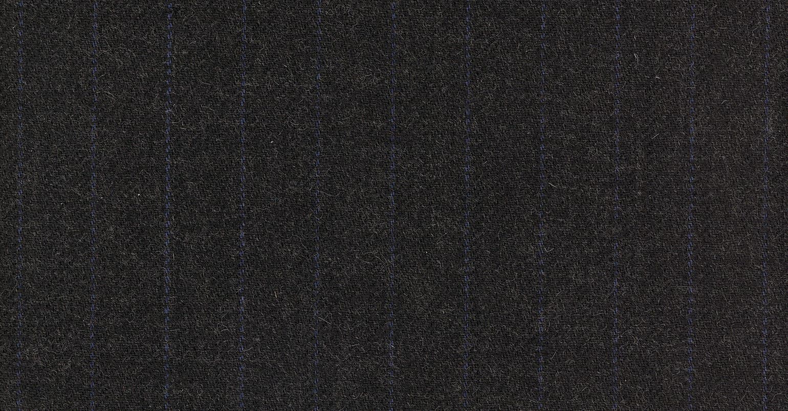 Vicuña fabric Charcoal blue stripe, reference 901202