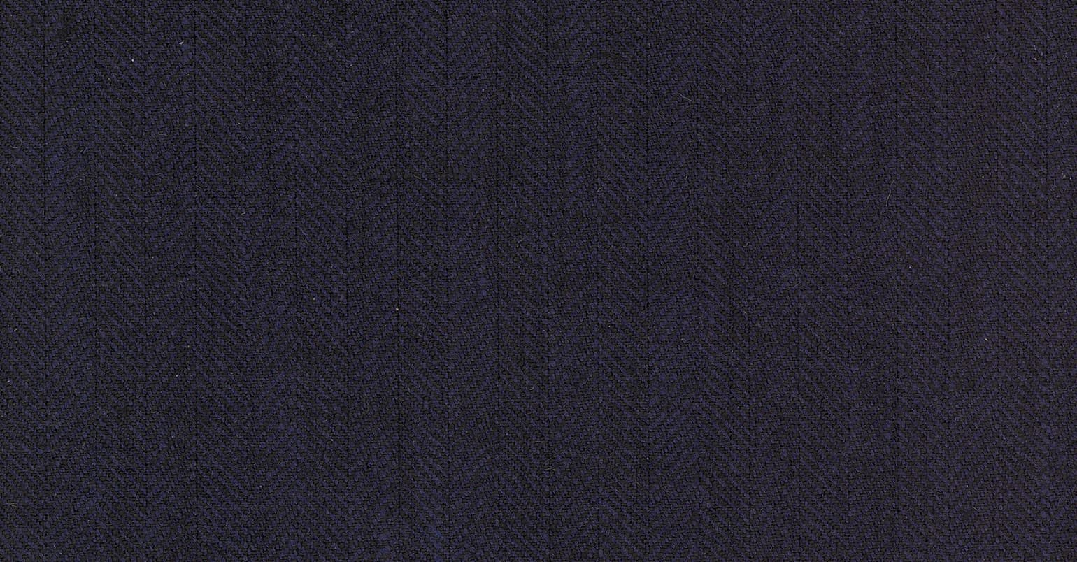 Vicuña fabric Night blue herringbone, reference 901207